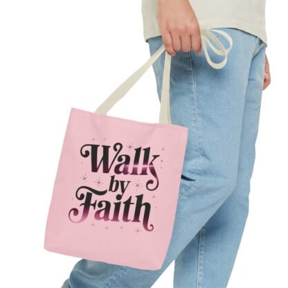 Inspirational Tote Bag - Walk By Faith - Image 15