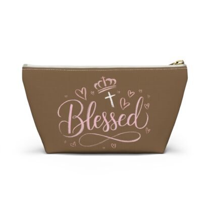 Blessed Accessory Pouch – Faith-Inspired Makeup Bag - Image 2