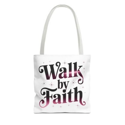 Christian Tote Bag- Walk By Faith - Fashion - Image 9