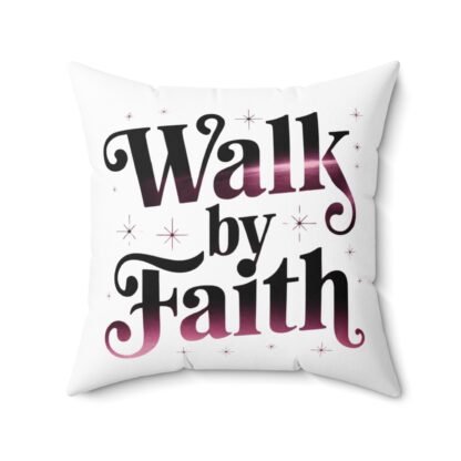 Inspirational Walk By Faith Pillow - Home Decor - Image 11