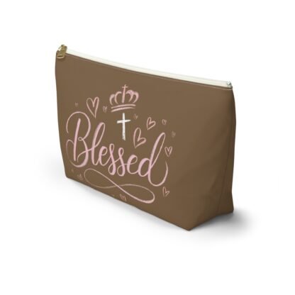 Blessed Accessory Pouch – Faith-Inspired Makeup Bag - Image 11