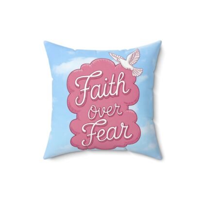 Inspirational Pillow - Faith Over Fear - Image 5