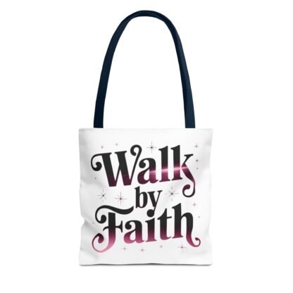 Christian Tote Bag- Walk By Faith - Fashion - Image 17