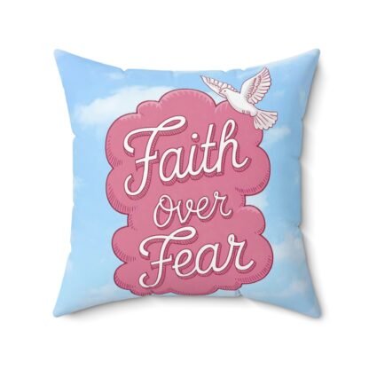 Inspirational Pillow - Faith Over Fear - Image 11