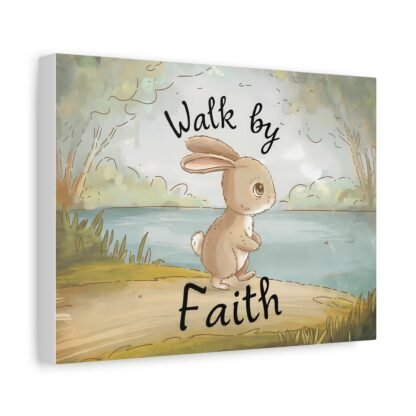 Walk by Faith - Bunny - Wall Art - Image 2