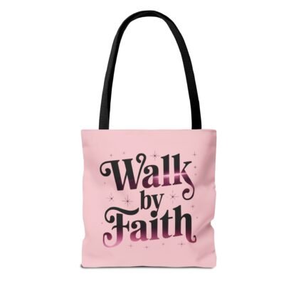 Inspirational Tote Bag - Walk By Faith - Image 2