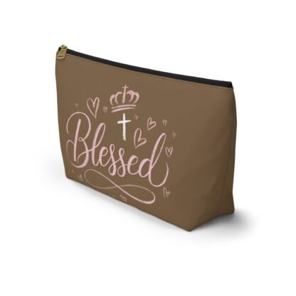 Blessed Accessory Pouch – Faith-Inspired Makeup Bag - Image 7