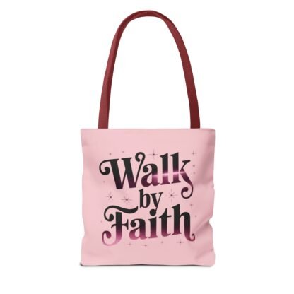 Inspirational Tote Bag - Walk By Faith - Image 6