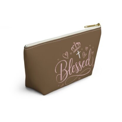 Blessed Accessory Pouch – Faith-Inspired Makeup Bag - Image 4