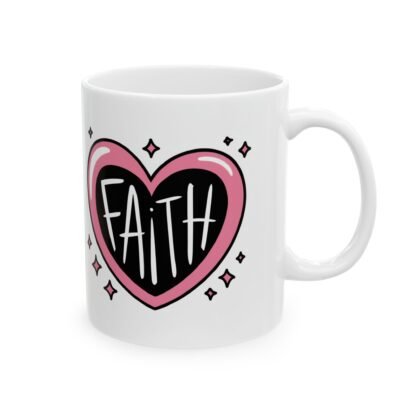 Faith Mug – Inspirational Ceramic Coffee Cup (11oz, 15oz)