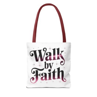 Christian Tote Bag- Walk By Faith - Fashion - Image 6