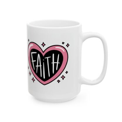 Faith Mug – Inspirational Ceramic Coffee Cup (11oz, 15oz) - Image 6