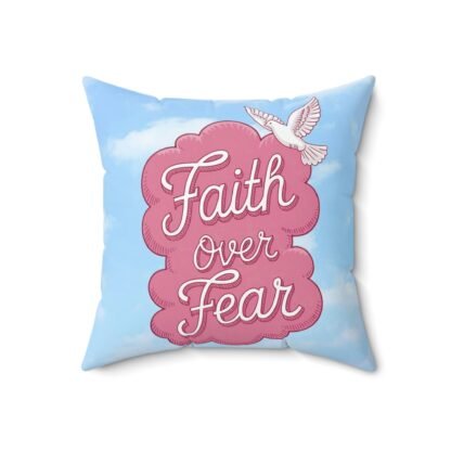 Inspirational Pillow - Faith Over Fear - Image 7