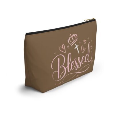 Blessed Accessory Pouch – Faith-Inspired Makeup Bag - Image 8