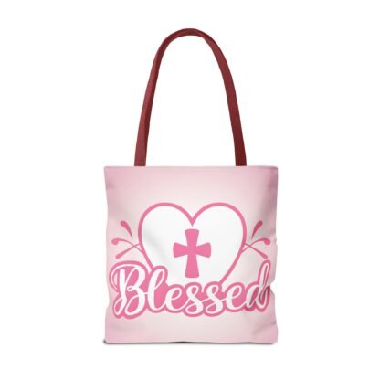 Blessed Heart Tote Bag - Christian Tote Bag - Image 21