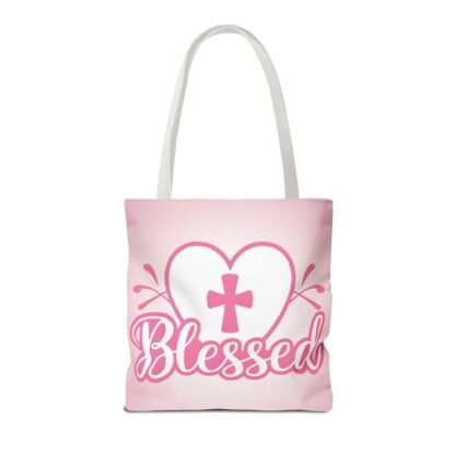 Blessed Heart Tote Bag - Christian Tote Bag - Image 24