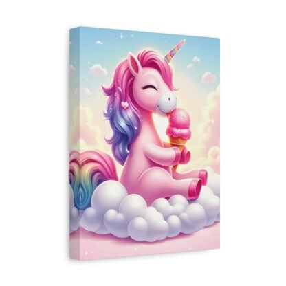 Cute Fantasy Art - Pink Unicorn - Wall Art - Image 5