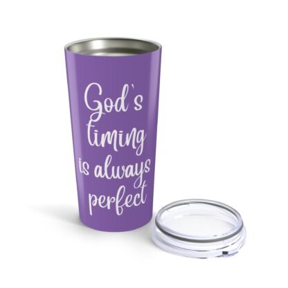 Purple Inspirational Tumbler 20oz - Drinkware - Image 3