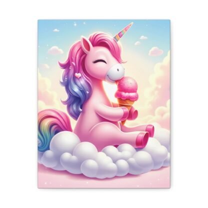 Cute Fantasy Art - Pink Unicorn - Wall Art - Image 7