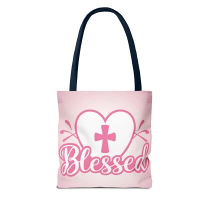 Blessed Heart Tote Bag - Christian Tote Bag - Image 39