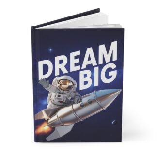 Dream Big Astronaut Kids Journal – Space Rocket Notebook