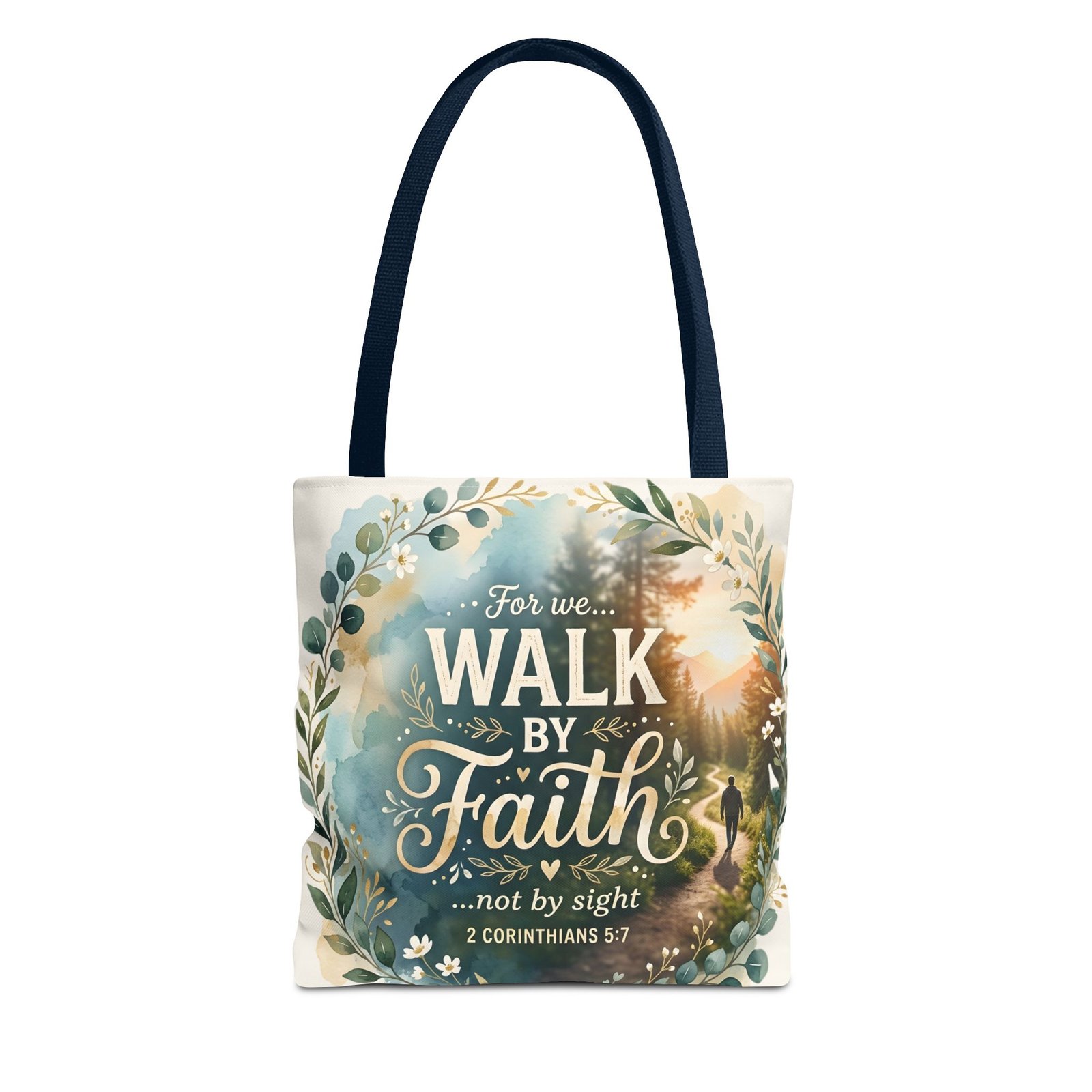 Walk by Faith Tote Bag — Inspirational Scripture Tote - Image 7
