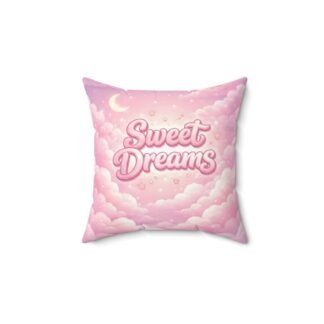 Pink Cloud Pillow - Decorative Throw Pillow